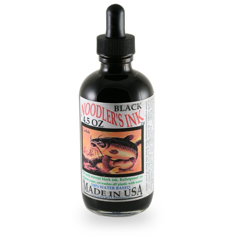 Noodler's Ink Fountain Pen Bottled Ink w/Eyedropper, 4.5 oz. - Black